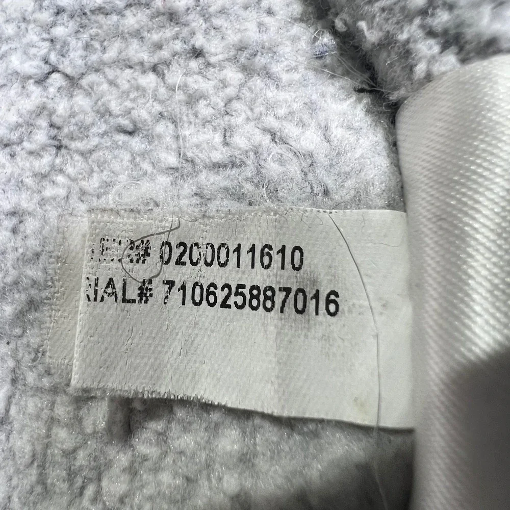 Polo Ralph Lauren Mens Full Zip Hoodie Charcoal Grey Waffle‎ Lined XXL TTG